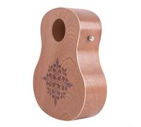Honseadek Tamburo portatile Cajon Box con cinturino in legno di mogano strumento a percussione chitarra classica design corpo viaggio pronto suono caldo