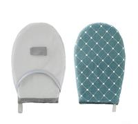 Honseadek Tampone da stiro portatile, isolamento resistente al calore, cotone, poliestere e spugna, per stirare maniche e colletti, mini stiratura portatile B (C)