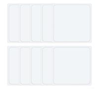 Honseadek Tappetini per telefono cellulare Ph nero, confezione da 10 pezzi, riutilizzabili, in gel di silicone, antiscivolo, antiscivolo, per cruscotto auto, trasparenti, multiuso, per cuscinetti e