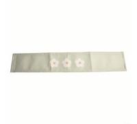 Honseadek Tappetino decorativo magnetico per termosifone, in tessuto di cotone e lino, verde, larghezza 10 cm, lunghezza facoltativa per radiatore, con copertura (60 cm)