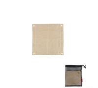 Honseadek Tappetino isolante termico per esterni, ignifugo, panno ignifugo per griglia o inceneritore, resistente alle alte temperature, tappetino in fibra di vetro per campeggio all'aperto e barbecue