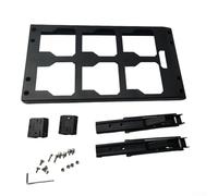 Honseadek Telaio di espansione per cassetta degli attrezzi in metallo per Packout, staffa di estensione pieghevole con guida di montaggio, supporto resistente per l'installazione modulare della