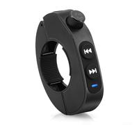 Honseadek Telecomando per manubrio del motociclo Controller di chiamata BT wireless con ricarica di tipo C Batteria 180 mAh Design impermeabile 10M Gamma Nero