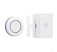 Honseadek Telecomando senza fili interruttore della luce, dispositivo di spegnimento automatico, pulsante intelligente, regolatore pigro interruttore, materiale ABS, portata 30M,