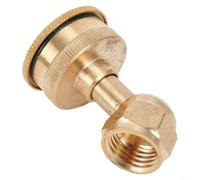 Honseadek Ugello per irrigazione M14 con raccordo a spruzzo regolabile a 5 fori in ottone spruzzatore ad alta pressione per atomizzatori elettrici a filettatura e compatibile (curvo)