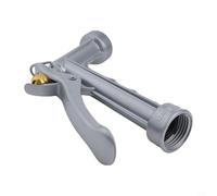 Honseadek Ugello per tubo da giardino a pressione superiore con impugnatura per la pulizia Spruzzatore in metallo per lavaggio auto irrigazione acqua Plus Pistola da pavimento Flusso spray