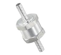Honseadek Valvola di non ritorno unidirezionale in linea valvola per tubo dell'acqua dell'aria del carburante 6 mm 8 mm in alluminio compatibile con sistemi a bassa pressione del carburatore (6 mm)