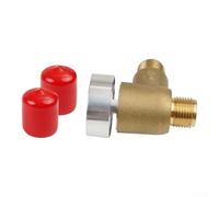 Honseadek Valvola di ritegno in ottone per interruttore sottovuoto 1/2 per filettature maschio NPT per camper Sistema di scarico del serbatoio nero compatibile con camper rimorchio da viaggio modelli