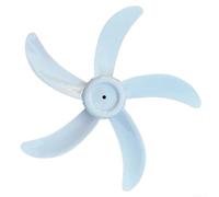 Honseadek Ventole da tavolo con supporto da 45,7 cm, in ABS, diametro 450 mm, foro centrale da 8 mm, struttura a 5 lame, basso rumore, per resistenza (bianco)