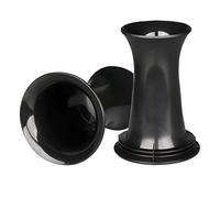 honseelia 2 tubi per porta altoparlante, 76 mm x 89 mm, in ABS, per subwoofer e bass reflex, per auto, DJ, HiFi, Home Theater, woofer audio professionale