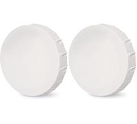 Honsell 12030 - Telaio con diametro di 30 cm, resistente tela di cotone per pittura a olio e acrilica e tecnica di stencil (Confezione da 2)