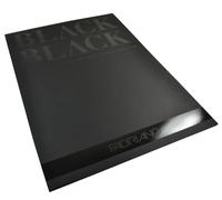 Unbekannt Fabriano Black Block, Carta Nera Profonda con Finitura Opaca, 300 g/m2, Formato, 20 Fogli, Ideale per pastelli, matite Colorate e pennarelli, Nero, DIN A2