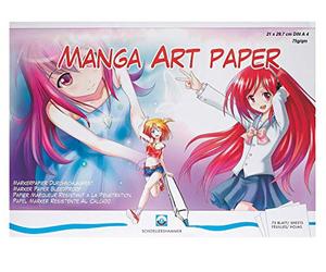 Honsell 23100 - Blocco di carta per pennarelli, formato DIN A4, 75 g/m², 75 fogli, bianco chiaro, resistente agli urti, senza acidi e resistente all'invecchiamento