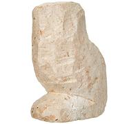 Honsell 79213 - Statuetta in pietra ollare con gufo grezzo, ca. 10 cm di altezza, per lavorare con raspa e lima, ideale anche per bambini, colorato.