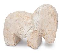 Honsell 79424 Elefante grezzo, statuetta prefabbricata in pietra ollare, circa 10 cm di altezza, per lavorare con raspa e lima, ideale anche per bambini, colorato.