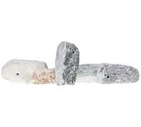 Honsell Amuleto in Pietra ollare Grezza, Set da 5 ciondoli con Foro da 3 mm, Colori Assortiti (Circa 3-4 cm di Altezza) in Grigio, Marrone e Verde, Multicolore, 5 Anhänger