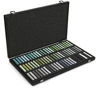 Honsell Blockx 49925 - Set completo di 204 colori brillanti in valigetta di legno, realizzato a mano con pigmenti puri e colori vivaci con elevata opacità, multicolore