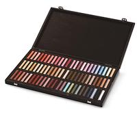 Honsell Blockx 49931 - Set ritratto con 72 colori brillanti in valigetta di legno, realizzato a mano con pigmenti puri e colori vivaci con elevata opacità, multicolore