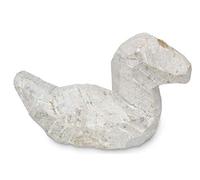 Honsell Grezza, Statuetta prefabbricata in Pietra ollare, Circa 10 cm, per Lavorare con raspa e Lima, Ideale Anche per i Bambini, Multicolore