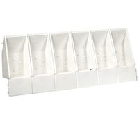 Honsell Jaxon 89015 - Bacchette magnetiche per acquerello, 6 ciotole vuote con magneti sul retro da riempire