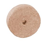 Honsell ollare Grezza, Ciondolo a Forma di Ciambella in Colore Marrone, con Foro di 6-7 mm, Circa 3,5 x 3,5 x 1 cm, in Morbida Pietra, Ideale Anche per i Bambini, Multicolore, taglia unica
