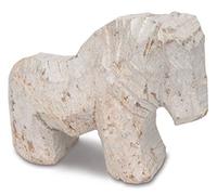 Honsell Statuetta Grezza Cavallo, prefabbricata in Pietra ollare, Circa 10 cm, per Lavorare con raspa e Lima, Ideale Anche per i Bambini, Multicolore