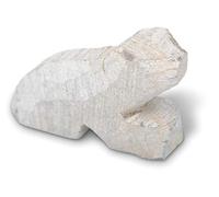 Honsell Statuetta, Rana Grezza, prefabbricata in Pietra ollare, Circa 10 cm, per Lavorare con raspa e Lima, Ideale Anche per i Bambini, Multicolore