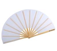 HONSHEN Hongen, Grande ventaglio Pieghevole in bambù per Rave per Eventi, Danza, esibizioni, Festival, Idea Regalo Infradito Colorati Estivi, con finte Perline