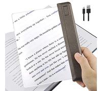 HONWELL Lente di ingrandimento,3X Lente per Lettura con Luce LED,Lente d'ingrandimento LED a pagina intera Palmare grande,Lente d'ingrandimento illuminata a LED ricaricabile per anziani,libri,giornali
