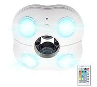 HONWELL Luce LED per ombrellone cantilever e dimmabile, luce d'atmosfera patio, uso esterno 12 colori RF