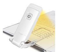 HONWELL Luce per Libri di Ricarica USB Luce da Lettura Lampada da Lettura da Letto, Interruttore a Sfioramento, 2-Livello Luminosità di Luce per Libri a LED Proteggi i Tuoi Occhi