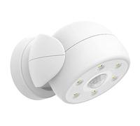 HONWELL Senza Fili Faro a Batteria Esterno, Faretto Led da Esterno con Sensore di Movimento,Impermeabile a Luce LED Faretto di Sicurezza per Giardino,Corridoio, Patio -Bianca