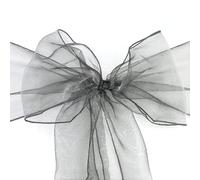 hOnYbmq Fiori per sedie, 10PCS Hotel Linen Chair Back Flowers Decoration Wedding Banquet Chairs