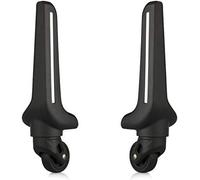 hOnYbmq Girevole a 360 gradi Muto Riparazione Sostituzione Ruota for bagagli Ruote for valigie Parti Spinner (W183#)(B Type Set of a Pair)