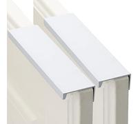 hOnYbmq Maniglie a scomparsa per cassetti, Cabinet Handle Finger Edge Pull DrawerHandles Silver 2 Pieces(Overall length 800mm)