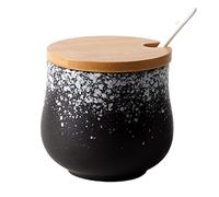 hOnYbmq Zuccheriera in ceramica, 200ml(7oz) Small Sugar Pot, Sugar Container Spice Jar, for Coffee Bar, Restaurant,(G)