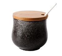 hOnYbmq Zuccheriera in ceramica, 200ml(7oz) Small Sugar Pot, Sugar Container Spice Jar, for Coffee Bar, Restaurant,(F)