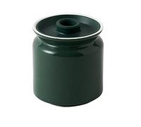 hOnYbmq Zuccheriera in ceramica, Sugar Bowl with Lid, Sugar Salt Pot Seasoning Canister(Dark Green,500ml)