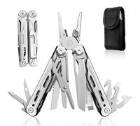 HONZIN Pinza Multiutensile 18 In 1 Multiutensile Tascabile in Acciaio Inossidabile, Tronchese, Forbici, Cacciavite, con Guaina in Nylon, Attrezzatura di Sopravvivenza da Campeggio All'aperto