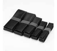 HONZUEN Guaina Termorestringente con Adesivo,Guaine Termorestringenti Nero,Termorestringente per Cavi Elettrici Impermeabile in Poliolefina Tasso di Restringimento 3:1(Ø30mm 25mm 20mm 18mm 15mm×1m)