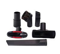 Hoobao 6 Pezzi Tool Nozzle Kit Aspirapolvere Spazzola, Spazzola Aspiratore, Strumenti per Crevasse e Pulizia (Nero)