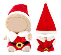 Hoobee 1 Pezzi Babbo Natale Vestiti per Bambola, Accessori per Bambole, Vestiti per Bambole da 17 cm, Tuta Adatto per Collezionisti, Regali(Non Contiene Bambole) B6