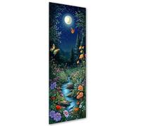 Hoobee Diamond Painting Grandi Dimensioni Luna, Diamond Painting Kit Completo Farfalla, Pittura Diamante Fai Da Te, Punto Croce Kit Arte E Artigianato Per Casa E Pareti Decorazione 30x80cm