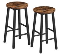 HOOBRO Set di 2 Sgabelli da Bar Sgabelli Cucina Sedia da Bar con Poggiapiedi