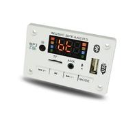 HOOCI 0Digital Audio compatibile Bluetooth 2 * 25W MP3 Player Class Stereo Speaker Power Amplifier Board (Color : White)