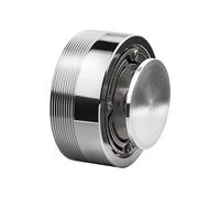 HOOCI 20W 8ohm 44MM Altoparlante a vibrazione Audio Altoparlante portatile Full Range Resonance Bass Neodimio Sound Exciter (Color : Silvery 20W 8ohm)
