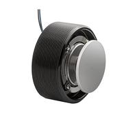 HOOCI 25W/50W 4ohm Altoparlante a vibrazione a gamma completa Audio Altoparlante portatile Vibro Resonance Bass Neodimio Sound Exciter subwoofer (Color : Black 25W)