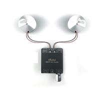 HOOCI 25W/50W 4ohm Altoparlante a vibrazione a gamma completa Audio Altoparlante portatile Vibro Resonance Bass Neodimio Sound Exciter subwoofer (Color : 2 speakers 1 amp)