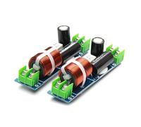 HOOCI 2PCS 1 Way 60W Mediant Speaker Frequency Divider Circuits Car 1-Unit Automotive Hifi Stereo Audio Crossover Filters