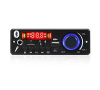 HOOCI 80W + 80W Audio Digital Power Bluetooth Amplificatore Consiglio Decoder Car FM Lettore MP3 Modulo FAI DA TE USB AUX AMP DC8-24V (Color : A)